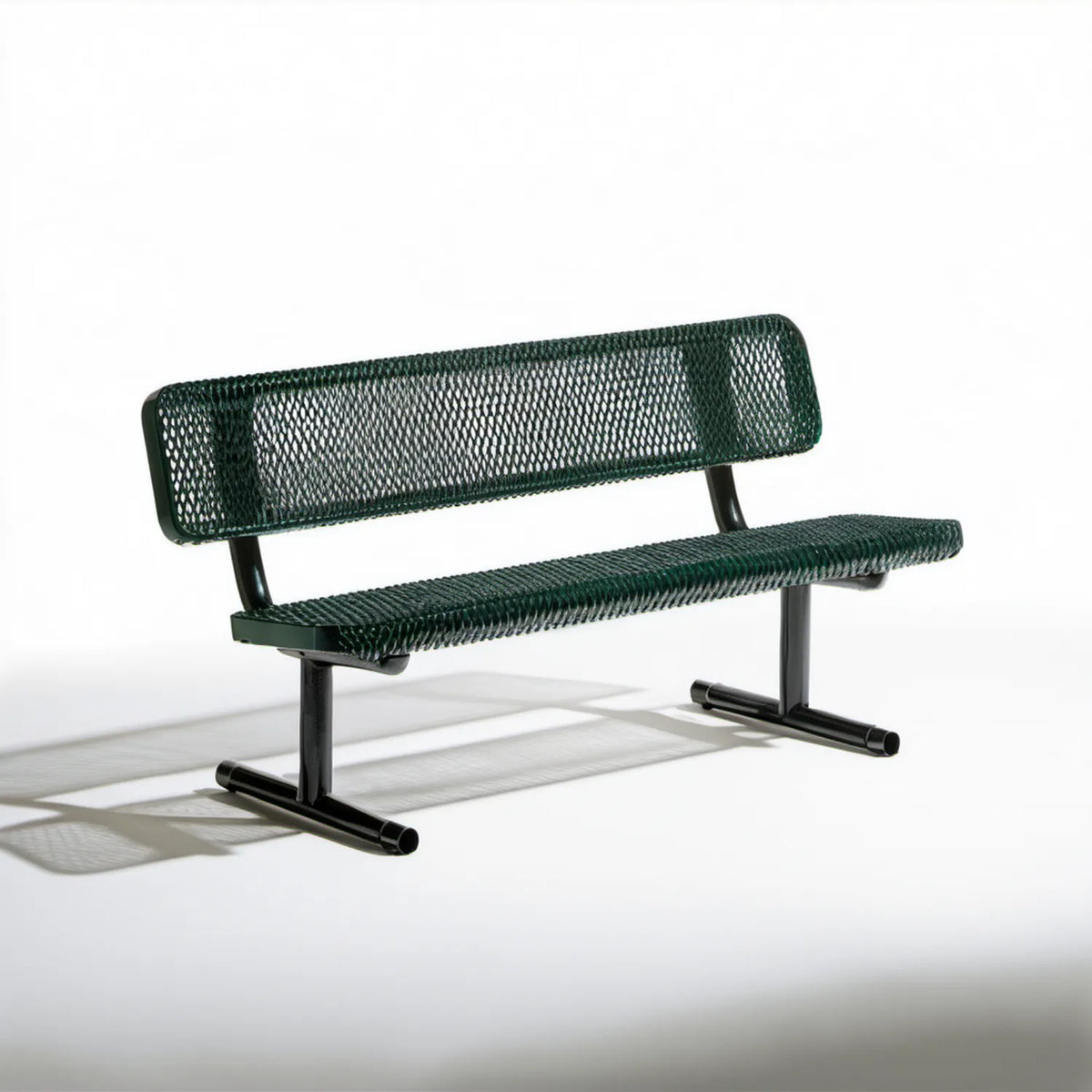 Dwuosobowa ławka ogrodowa z plecionki PE zielono-czarna 120 x 57 x 78 cm